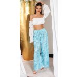 Koucla pleated Wide Leg Summer Trousers lightgreen – Zboží Mobilmania