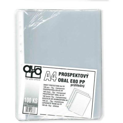 Auro Office E80 eurofolie A4, 80 µm, PP, hladké - 100 ks – Zboží Živě