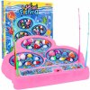 Magnetky pro děti Mamido Hra lovení rybiček růžová