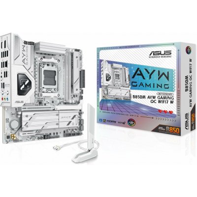 Asus B850M AYW GAMING OC WIFI7 White 90MB1NB0-M0EAY0 – Hledejceny.cz