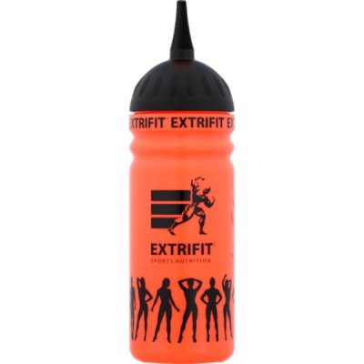 Extrifit Bidon sportovní láhev 750 ml - 750 ml - oranžová s hubicí