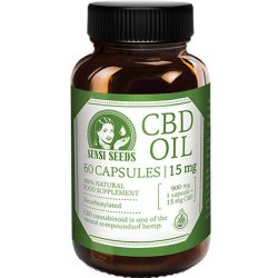 Sensi Seeds CBD olej 15 mg 60 kapslí