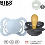 Bibs Supreme Iron Baby Blue šedá světle modrá 2 ks – Zboží Mobilmania