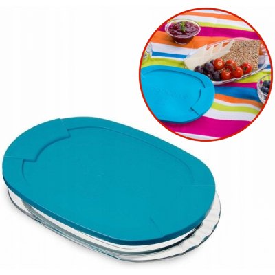 Bormioli Rocco Skleněný talíř s víkem Basic 27 cm – Zboží Dáma