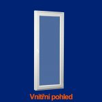 DOMO-OKNA Balkonové dveře jednokřídlé bílé pravé 60 x 225 cm – Hledejceny.cz