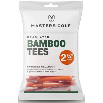 Masters Bamboo Graduated Dřevěná Týčka Oranžová 70mm, 20ks – Zboží Dáma