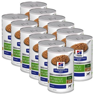 Hill’s Prescription Diet Adult Dog Metabolic & Mobility Weight Chicken 12 x 370 g