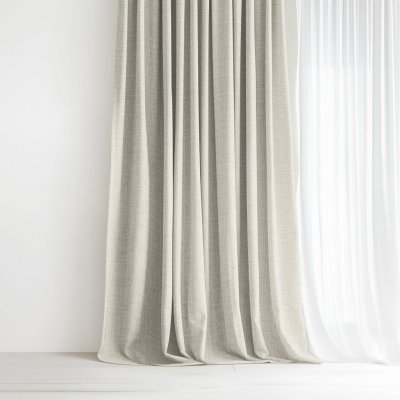 Goldea bavlněný závěs - přírodní režný 200x150 cm – Hledejceny.cz