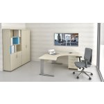 NABYTEK-DESIGNOVY.CZ - ZEP 1.12 12 Sestava kancelářského nábytku Komfort 1.12 javor – Zboží Dáma