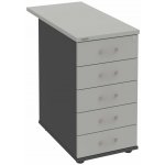 Hobis K 35 C P 80 5 zásuvek podél 80 cm šedá – Hledejceny.cz