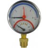 Měření voda, plyn, topení Klum termomanometr 0-4bar, 0-120 °C zadní vývod 1/2'' PR3080