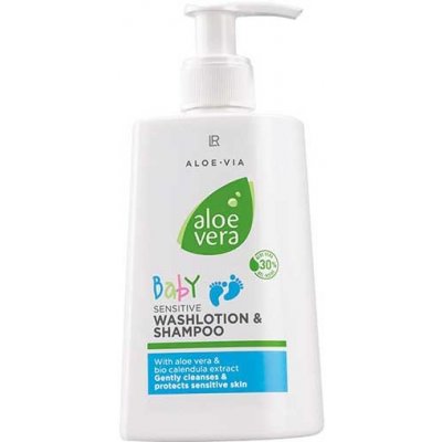 LR Aloe Vera Baby jemná mycí emulze a šampon 250 ml – Zboží Mobilmania