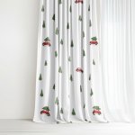 Goldea vánoční bavlněný závěs - cesta pro stromeček 220x150 cm – Hledejceny.cz