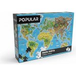POPULAR Mapa světa 160 dílků – Zboží Mobilmania