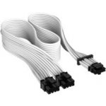 Corsair Premium Individually Sleeved 12+4pin PCIe Gen 5 12VHPWR 600W cable Type 4 White CP-8920332 – Zboží Živě