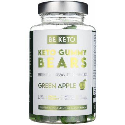 BeKeto Keto Gummy Bears 60 gumových medvídků – Hledejceny.cz