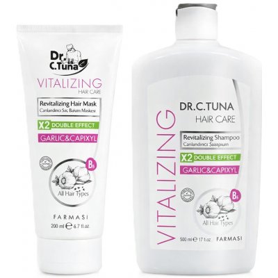 Dr. C. Tuna Regenerační a obnovující šampon 500 ml + maska na vlasy 200 ml – Sleviste.cz