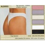 Victoria's Secret Dámská tanga ALS03 bílá + černá – Hledejceny.cz