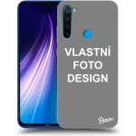 Pouzdro Picasee silikonové Xiaomi Redmi Note 8 - Vlastní design/motiv čiré – Zboží Mobilmania