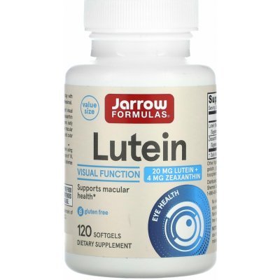 Jarrow Formulas Lutein 20 mg 120 softgelů – Hledejceny.cz