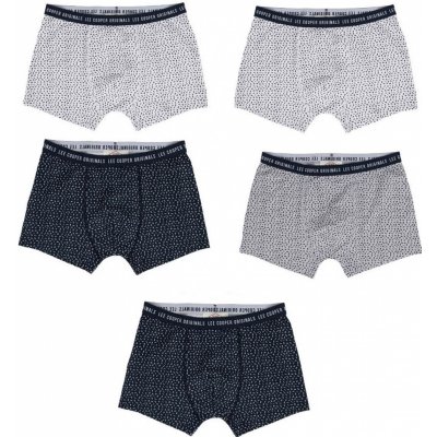 Lee Cooper pánské boxerky Core Asst 5 Pack – Zboží Mobilmania