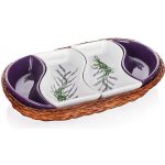 Banquet miska v košíku Lavender 4 díly OK 30,5 cm – Zboží Mobilmania
