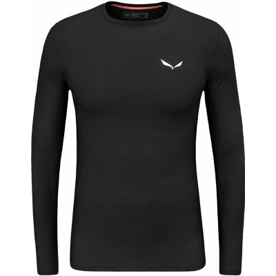 Salewa CRISTALLO WARM AMR TEE černá – Zboží Mobilmania