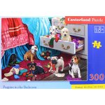 Castorland Štěňátka v ložnici 030392 300 dílků – Sleviste.cz