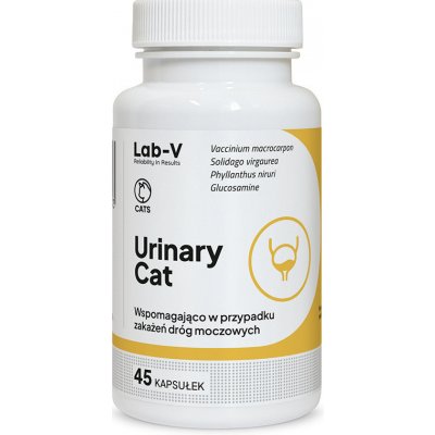 Lab-v Urinary Cat Podpora močových cest pro kočky 45 kapslí – Zboží Mobilmania