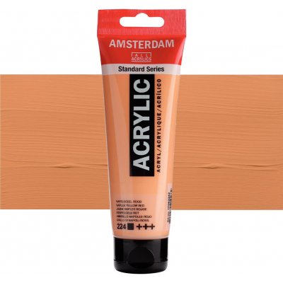 Amsterdam Standard Akrylová barva Naples Yellow Red 224 120 ml – Hledejceny.cz