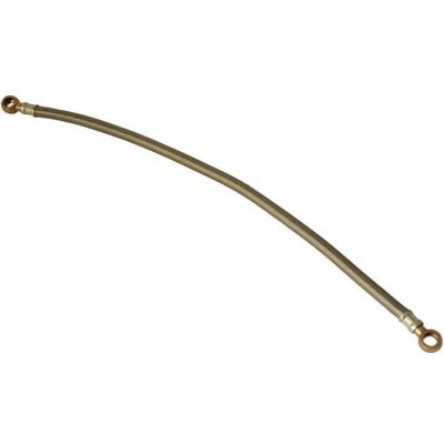 opletana palivove hadice 400mm 2x OČKO 12mm | Zboží Auto