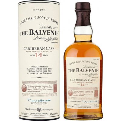 The Balvenie Caribbean Cask 14y 43% 0,7 l (kazeta)