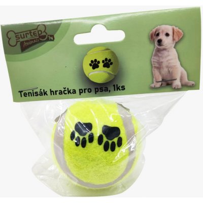 Surtep Animals Tenisák Paw hračka pro psa 6.4 cm/65g 1 ks Barva: Žlutá