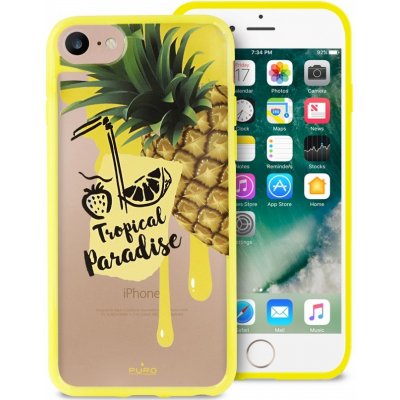 Pouzdro Puro Summer Juice Collection Apple iPhone 6/6S/7 motiv ananas
