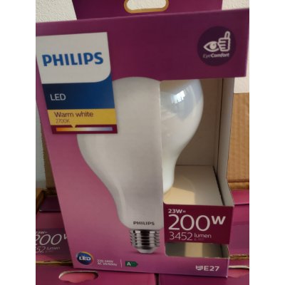 Philips 8718699764630 LED žárovka 1x23W E27 3452lm 2700K teplá bílá, matná bílá, EyeComfort – Zbozi.Blesk.cz