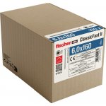 Fischer 573079 šrouby do dřevotřísky 160 mm TX 100 ks – Hledejceny.cz