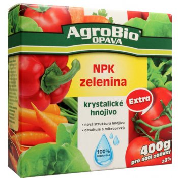 AgroBio Krystalické hnojivo Extra NPK Zelenina 400 g