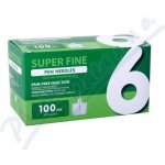 Super Fine jehly pro inzul.pera 6 mm 31G 100 ks – Zboží Dáma