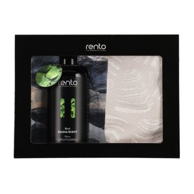 Rento dárkový set 2x saunový potah Pino + saunové aroma Bříza 400 ml – Hledejceny.cz