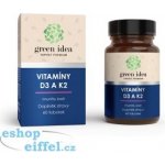 Green idea Vitaminy D3 a K2 60 tobolek – Hledejceny.cz