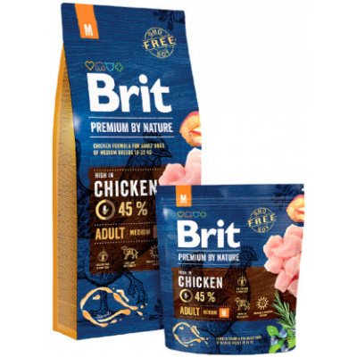 Brit Premium by Nature Adult M 2 x 3 kg – Zboží Mobilmania