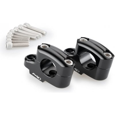 Zvýšení řídítek o 25 mm a přiblížení o 16 mm PUIG PULLBACK, BMW F900 R (2020 - 2024), černé | Zboží Auto