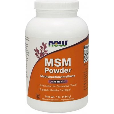 Now Foods MSM Methylsulfonylmethan 100% Pudr 454 g