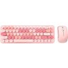Set myš a klávesnice MOFII Bean 2.4G růžová