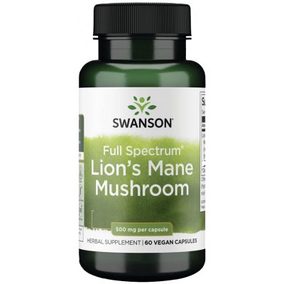 Swanson korálovec ježatý 500mg 60 ks – Hledejceny.cz