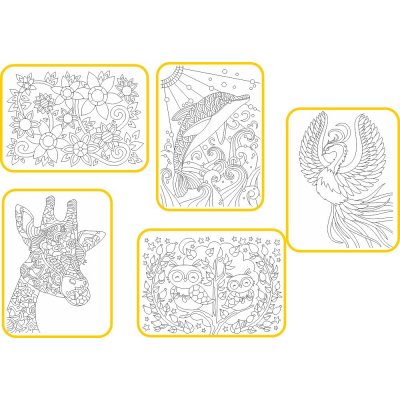 Radost v písku Sada střední PRO HOLKY pokročilé A4 Barevné pískování obrázků – Sleviste.cz