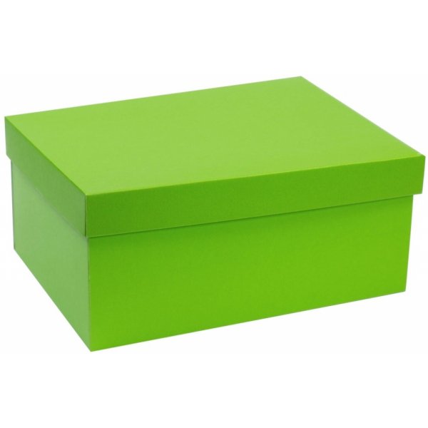 Dárková krabice s víkem 350x250x200/40 mm, zelená od 132 Kč - Heureka.cz