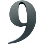 Domovní číslo popisné 9 na zateplenou fasádu barva antracit, výška 170 mm – Sleviste.cz