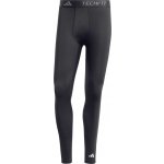 adidas TECHFIT COMPRESSION TRAINING LONG LEGGINGS Tmavě šedá Bílá – Zboží Mobilmania