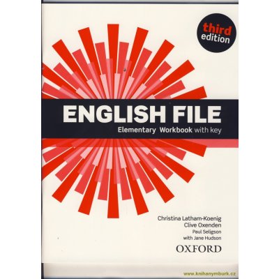 English File 3rd edition Elementary Workbook with key (without CD-ROM) – Zboží Mobilmania